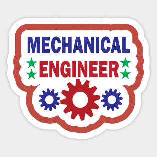 Mechnical Engineer Gears Design for Mechanical engineers Sticker